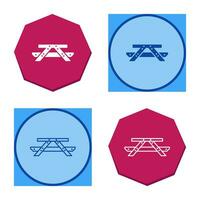 Picnic of Table Vector Icon