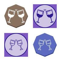 icono de vector de vino