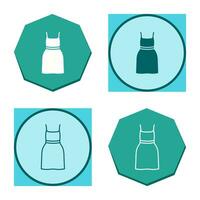 Cocktail Dress Vector Icon