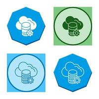 Cloud Data Vector Icon