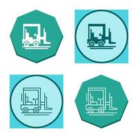 Forklift Vector Icon