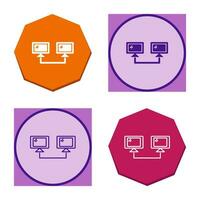 Connected Systems Vector Icon