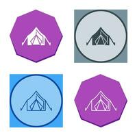 Tent Vector Icon