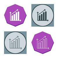 Rising Statistics Vector Icon