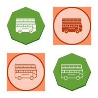 Double Bus Vector Icon