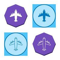 Flying Airplane Vector Icon