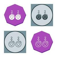 Earrings Vector Icon