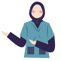 Faceless muslim surgeon png