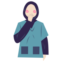 Faceless muslim surgeon png