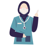 Faceless muslim surgeon png