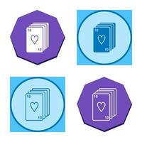 Deck of Cards Vector Icon