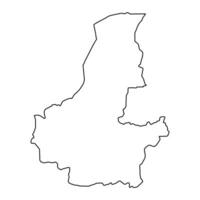 faryab provincia mapa, administrativo división de Afganistán. vector