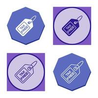 Tax Free Vector Icon