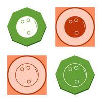 Bowling Ball Vector Icon