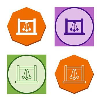 icono de vector de péndulo