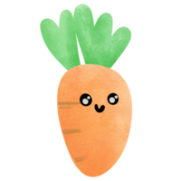 paddestoel en groente monster schattig png