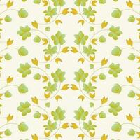 Seamless Vintage Floral Background Pattern vector
