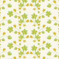 Seamless Vintage Floral Background Pattern vector