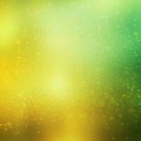 Green-yellow gradient background bokeh effect, splashes, glow. Generative AI photo