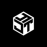 jty letra logo diseño, inspiración para un único identidad. moderno elegancia y creativo diseño. filigrana tu éxito con el sorprendentes esta logo. vector