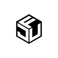 juf letra logo diseño, inspiración para un único identidad. moderno elegancia y creativo diseño. filigrana tu éxito con el sorprendentes esta logo. vector
