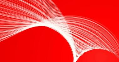3D modern background with flowing strands design photo