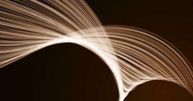 3D modern background with flowing strands design photo