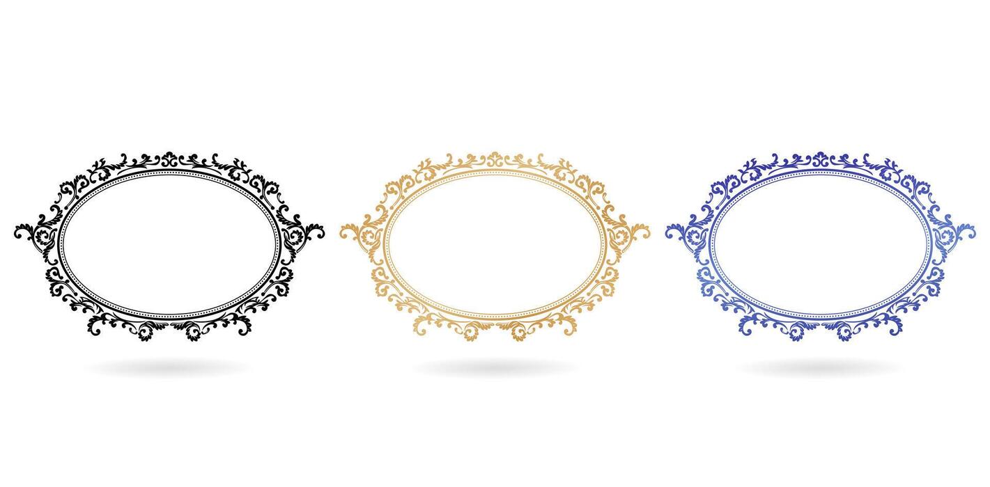 Fancy Oval Frame Vector Art, Icons, and Graphics for Free Download