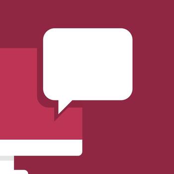 A new message on the desktop screen. Empty space for your inscription vector