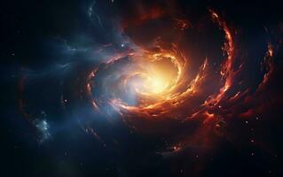 Celestial Odyssey HD Outer Space Wallpapers Generative Ai photo
