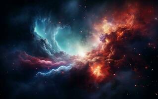 Celestial Odyssey HD Outer Space Wallpapers Generative Ai photo