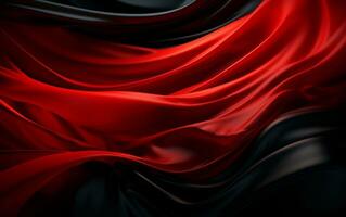 Red and Black Abstract Gradient 3D Background photo