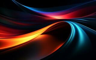 Wavy Motion Flowing Illustration Background photo