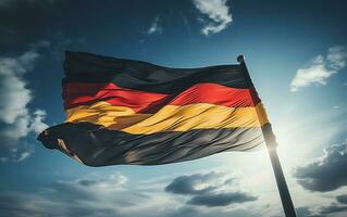 Germany Flag Flying photo