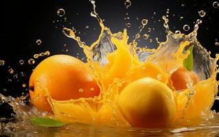 Mango Splashes of Juice photo