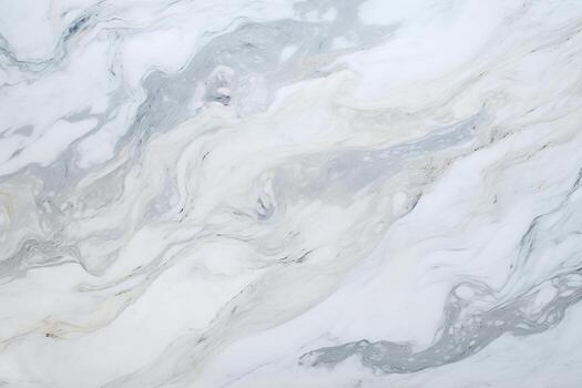 Top-Down Photo of White Marble Texture, Generative Ai