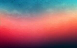 Retro Vibes Gradient Background with Grain Texture photo