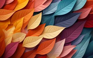 Overlapping Abstract Paper Cuts, Generative Ai photo
