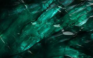 Background of an emerald , Generative Ai photo