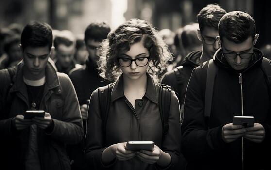 Exploring Modern Day Dependency on Technology, Generative Ai photo