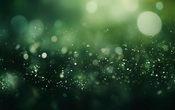 Vivid Green Minimalistic Abstract on Bright Background. Generative Ai photo