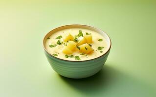 Minimal Potato Soup, Generative by Ai photo