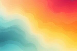 Nostalgia Revived - Retro Grainy Gradient Background. Generative By Ai photo