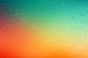 A Glimpse into Orange, Teal, Green, and Pink. Generated By Ai photo