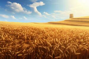 The Economics of Grain Deals Risk and Reward. Generative By Ai photo