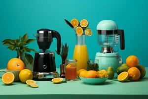 Styling and Photographing Retro Kitchenware. Generative By Ai photo