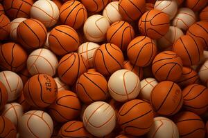 A Hoard of Basketball Equipment. Generative By Ai photo