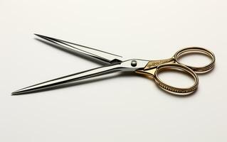 Scissors on a White Background. Generative By Ai photo