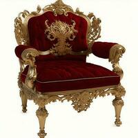 Luxury classical antique armchair for modern designed interior photo