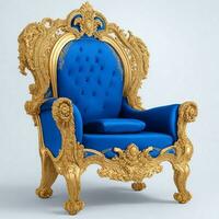 Luxury classical antique armchair for modern designed interior photo